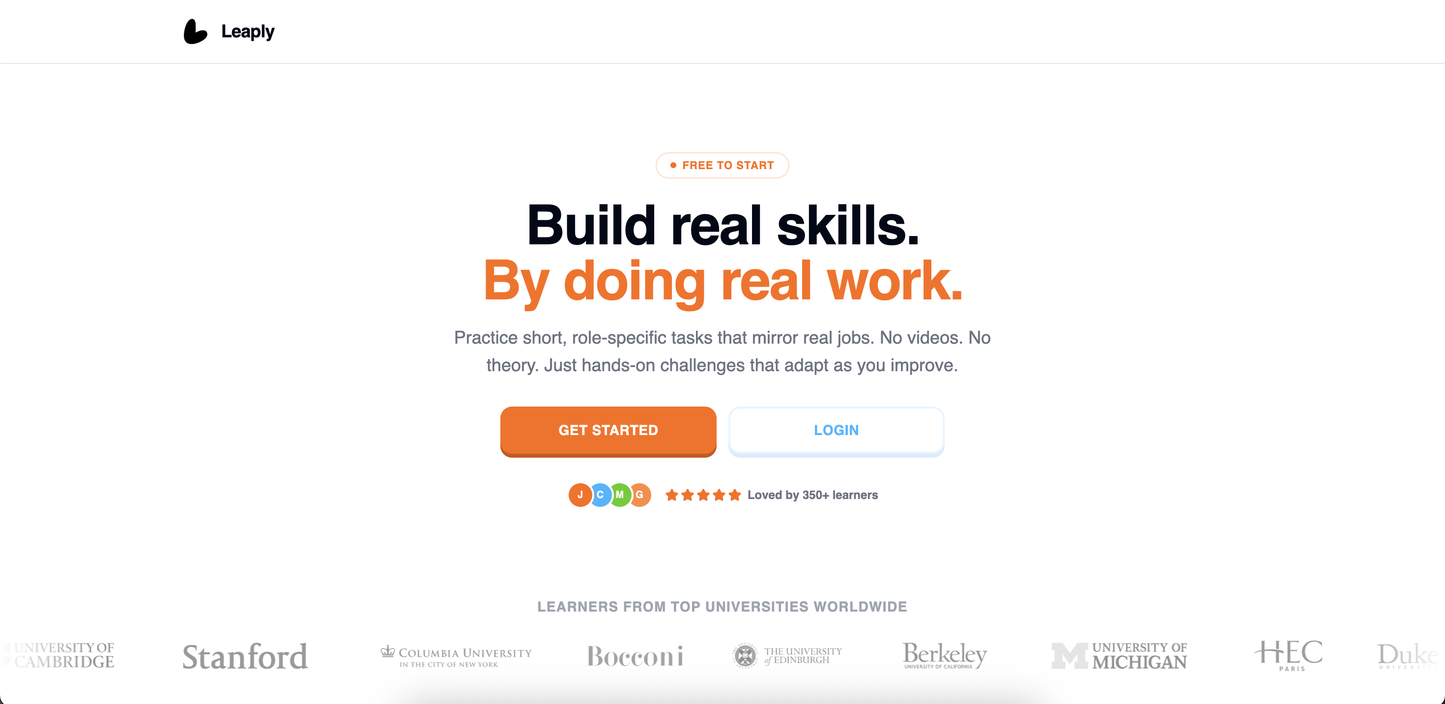 Leaply app screenshot